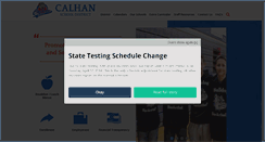 Desktop Screenshot of calhanschool.org